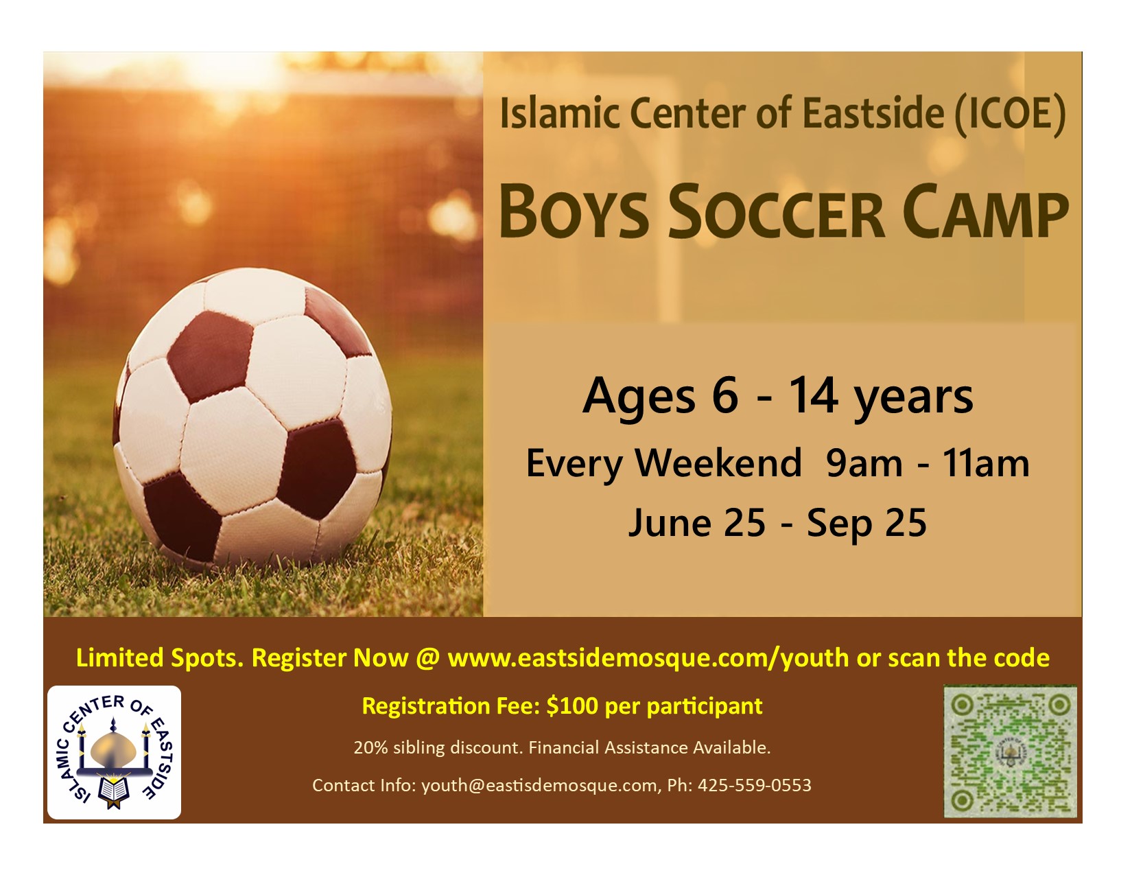ICOE Boys Soccer Camp